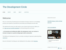 Tablet Screenshot of developmentcircle.org